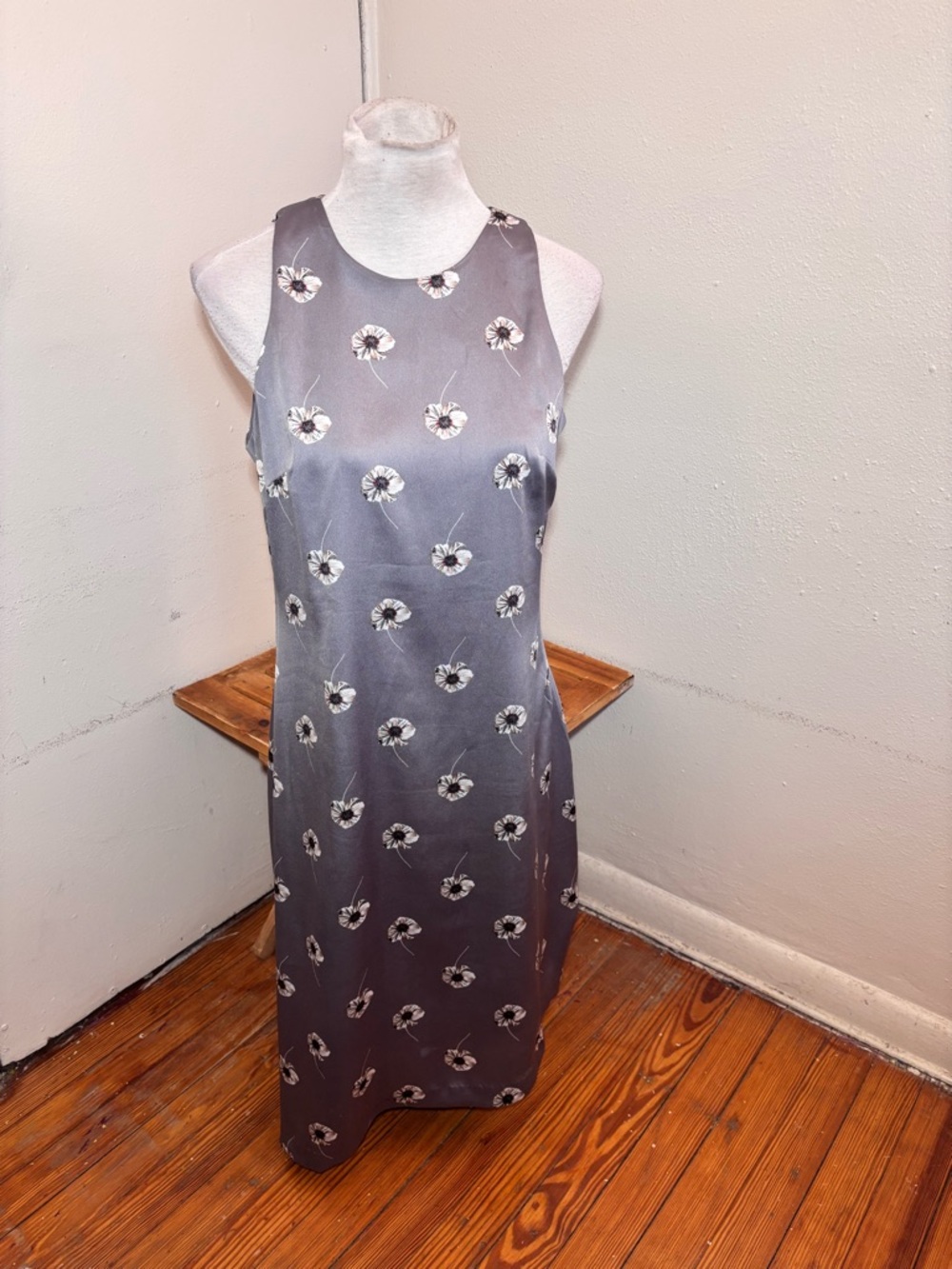 Banana Republic Sleeveless Midi Floral Asymmetrical Dress